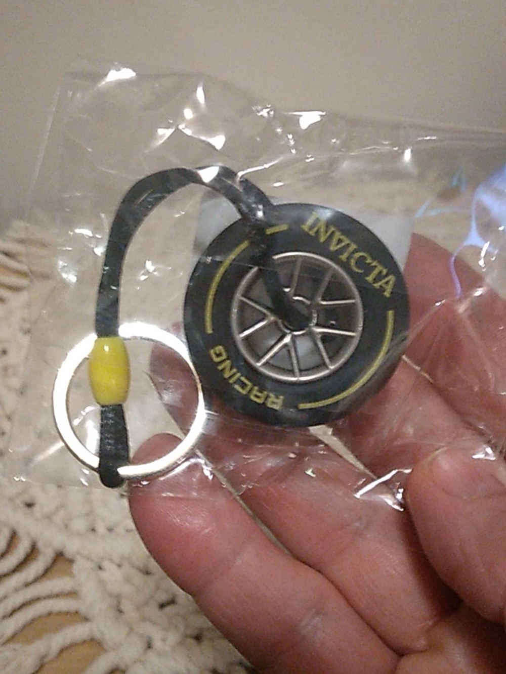 Invicta Racing Tire Keychain